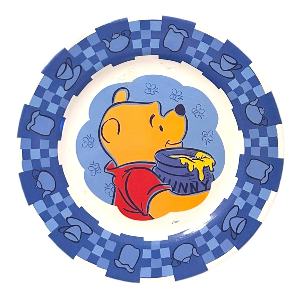 Disney Winnie The Pooh Plate Melamine Hunny Honey 11" Zak Designs